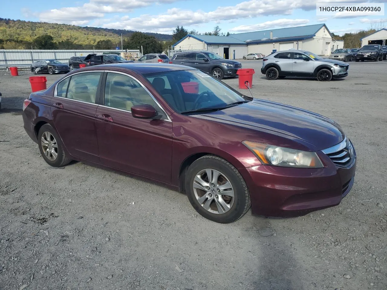 2011 Honda Accord Lxp VIN: 1HGCP2F4XBA099360 Lot: 76268944