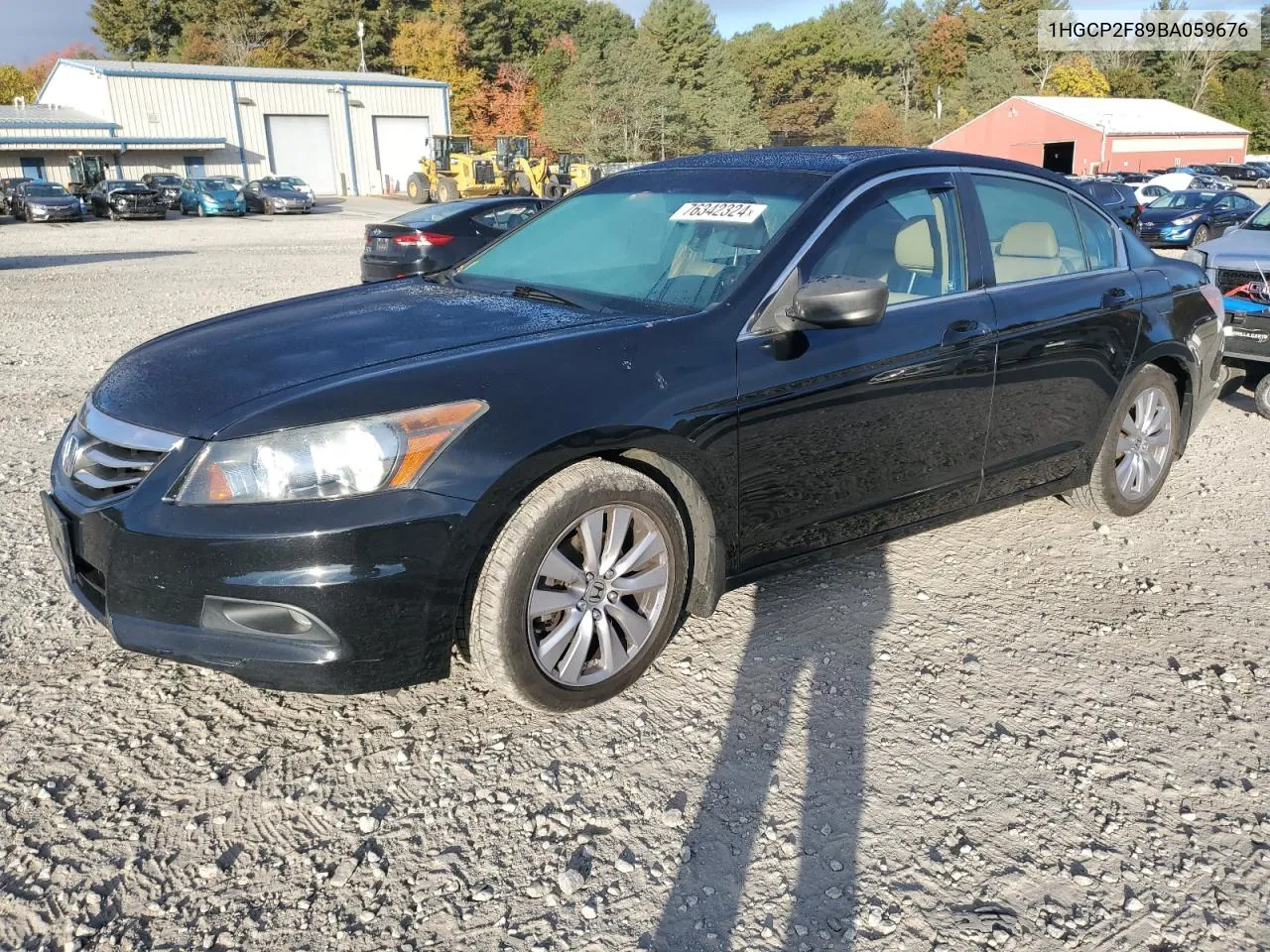 2011 Honda Accord Exl VIN: 1HGCP2F89BA059676 Lot: 76342324