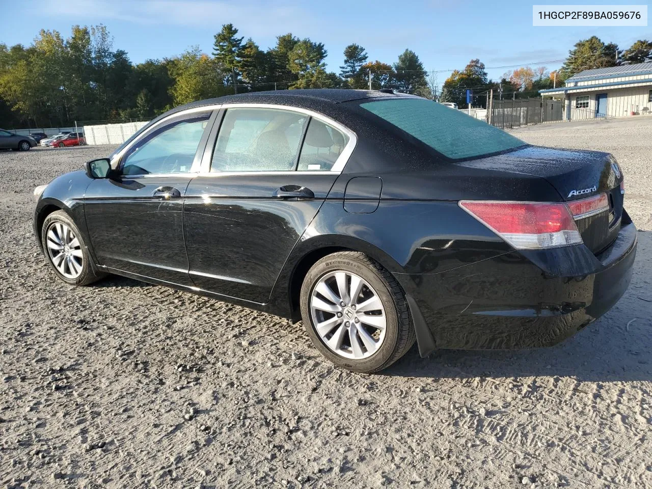 2011 Honda Accord Exl VIN: 1HGCP2F89BA059676 Lot: 76342324