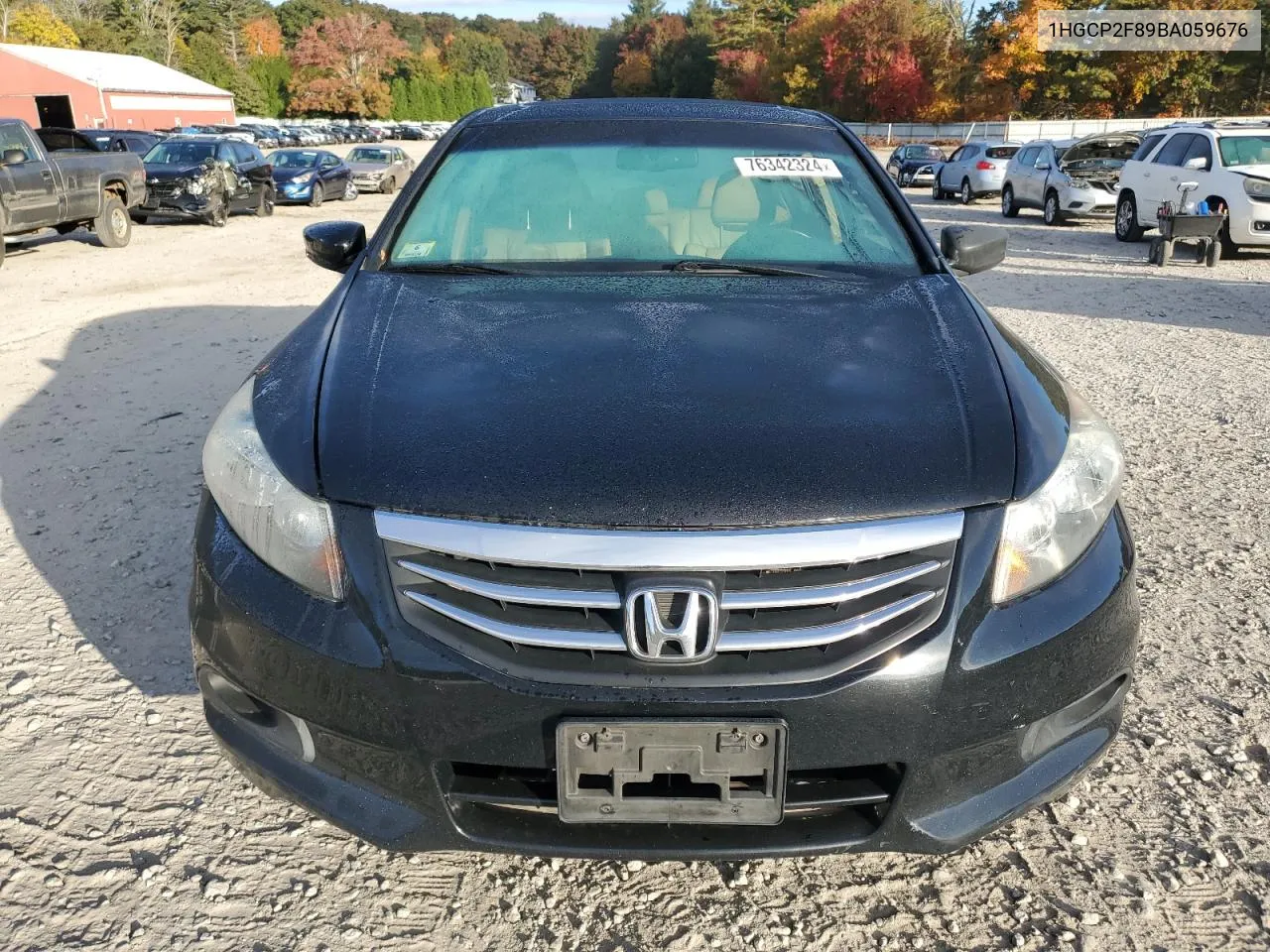 2011 Honda Accord Exl VIN: 1HGCP2F89BA059676 Lot: 76342324