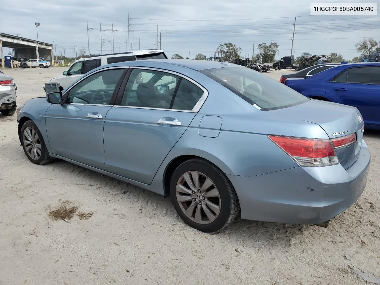 2011 Honda Accord Exl VIN: 1HGCP3F80BA005740 Lot: 76346774