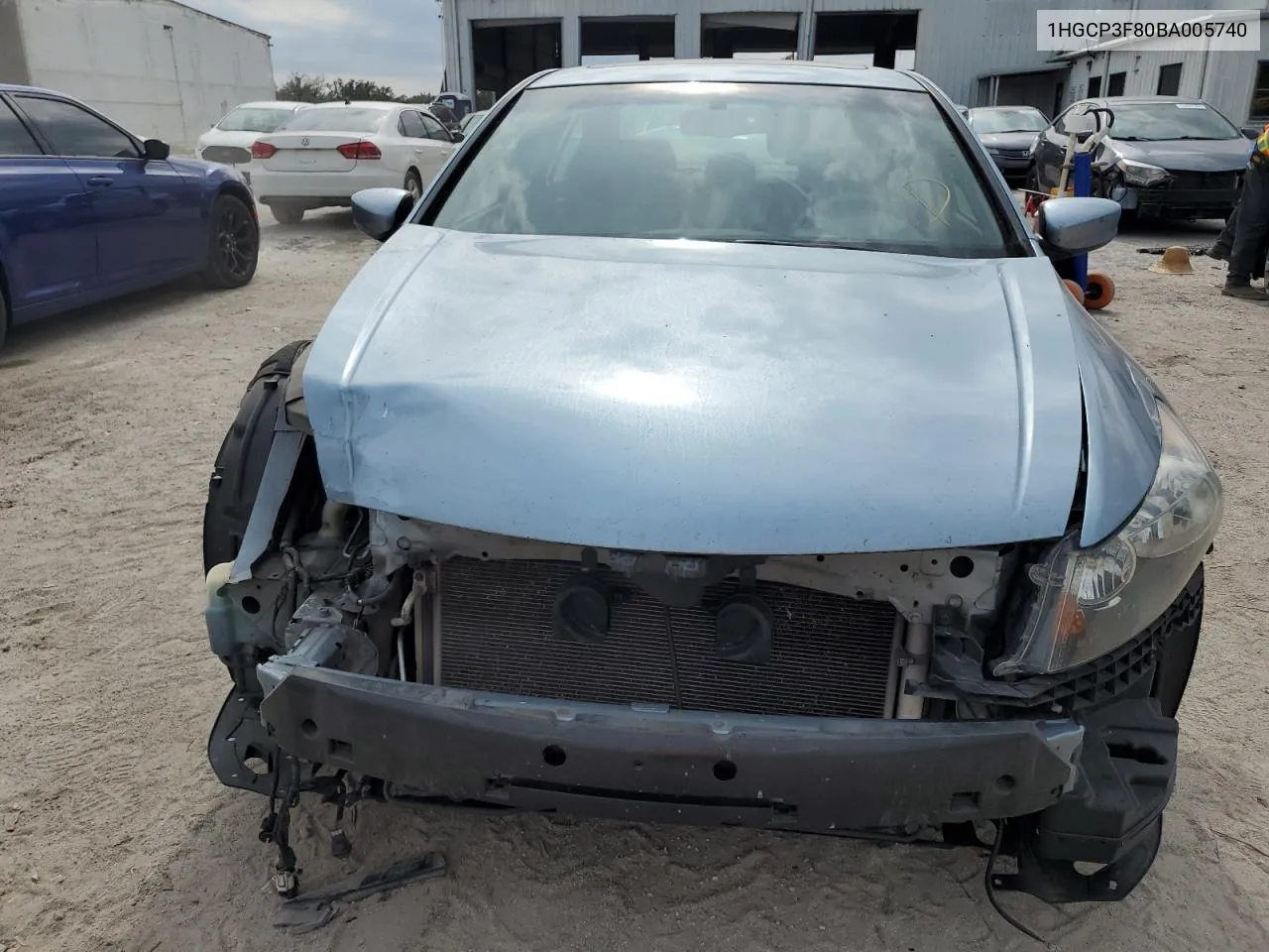 1HGCP3F80BA005740 2011 Honda Accord Exl