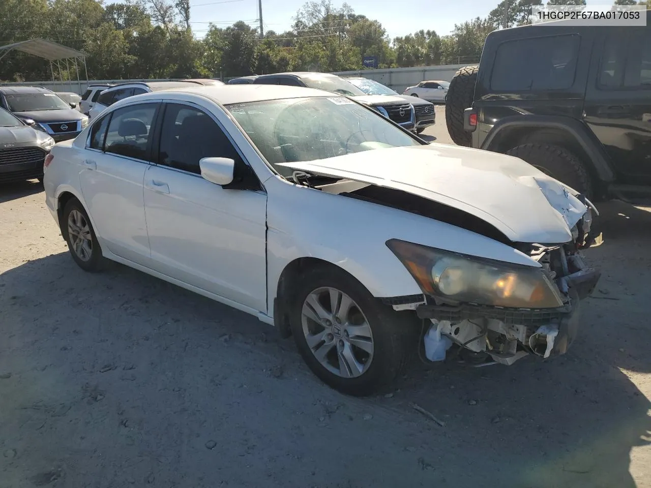 2011 Honda Accord Se VIN: 1HGCP2F67BA017053 Lot: 76413694