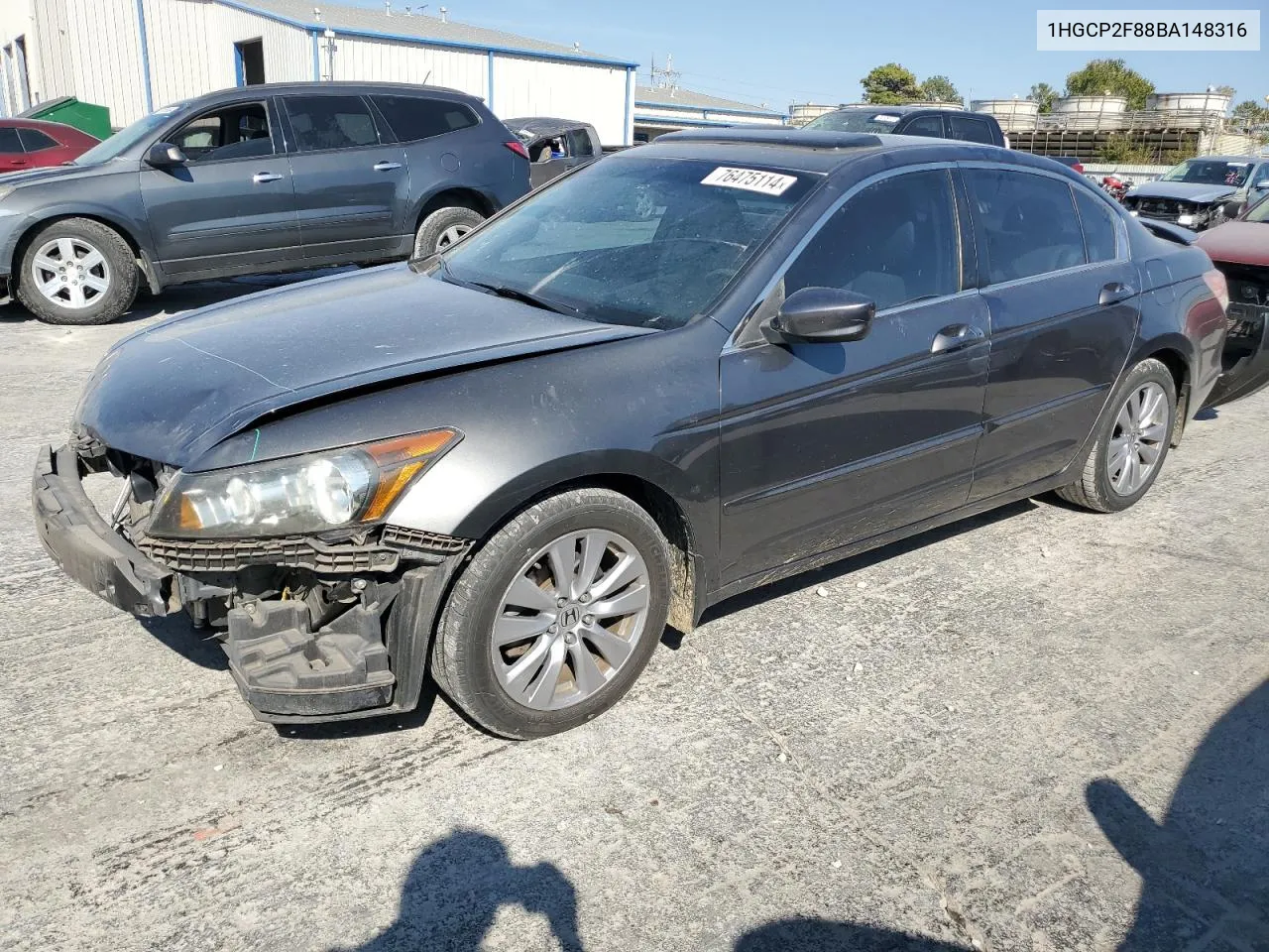 1HGCP2F88BA148316 2011 Honda Accord Exl