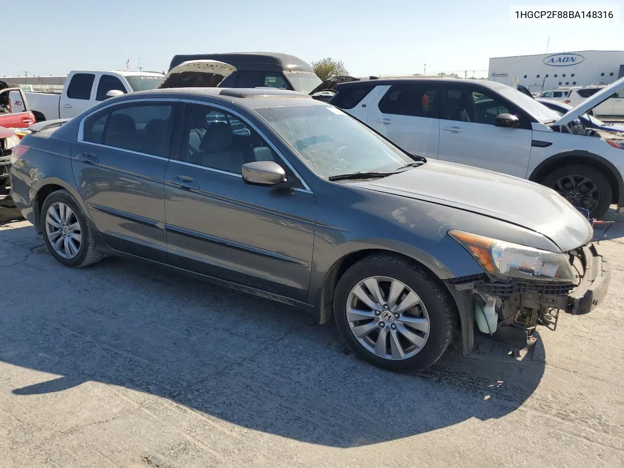 1HGCP2F88BA148316 2011 Honda Accord Exl