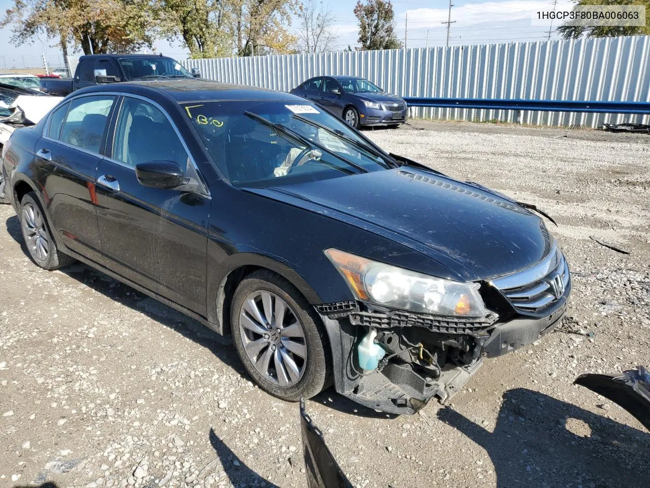 2011 Honda Accord Exl VIN: 1HGCP3F80BA006063 Lot: 77015034