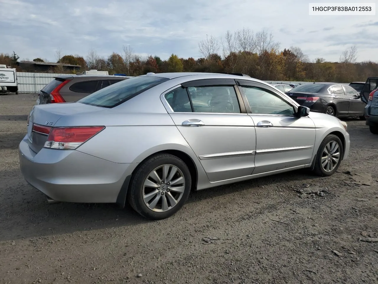 2011 Honda Accord Exl VIN: 1HGCP3F83BA012553 Lot: 77174234