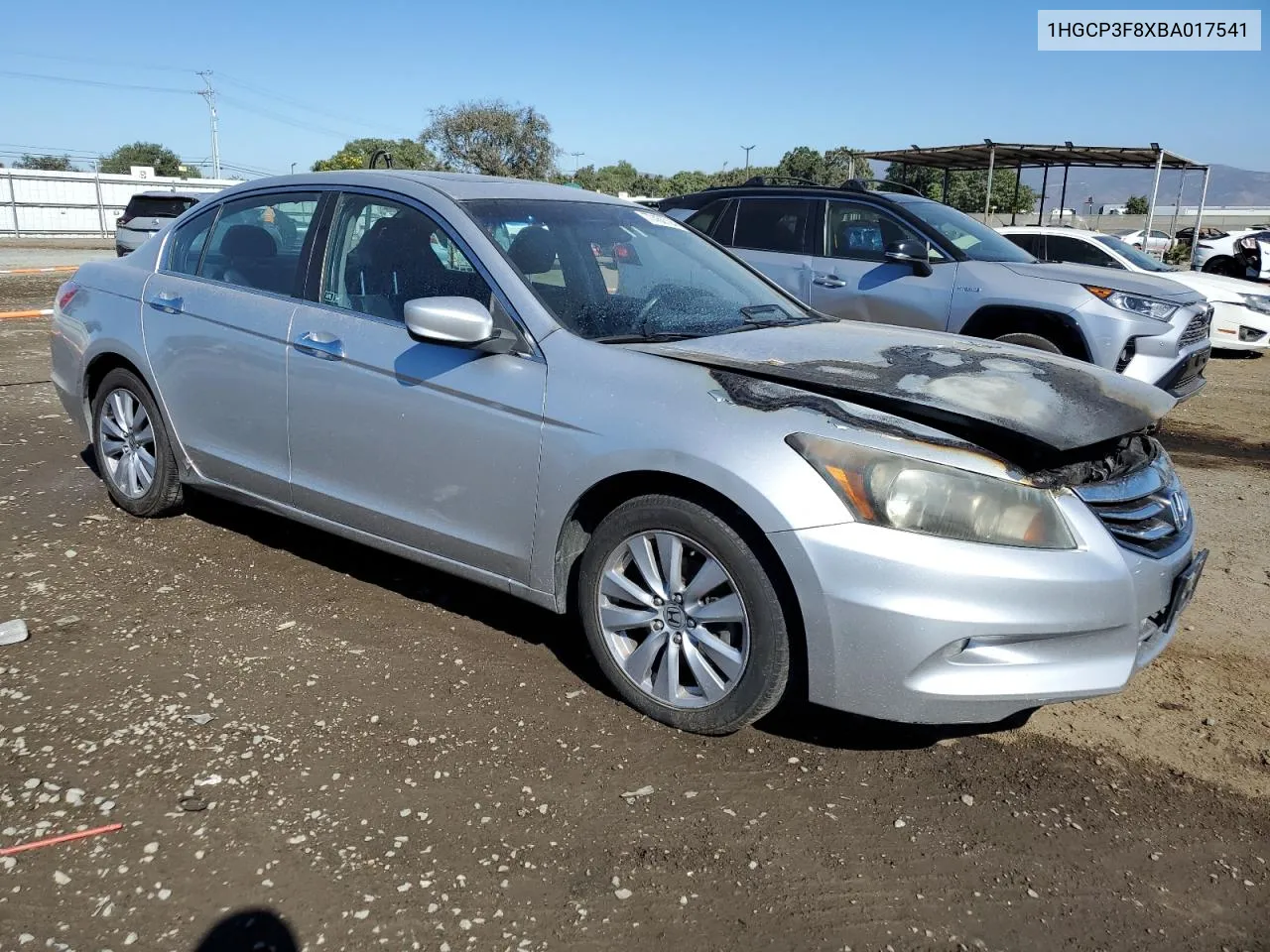 1HGCP3F8XBA017541 2011 Honda Accord Exl