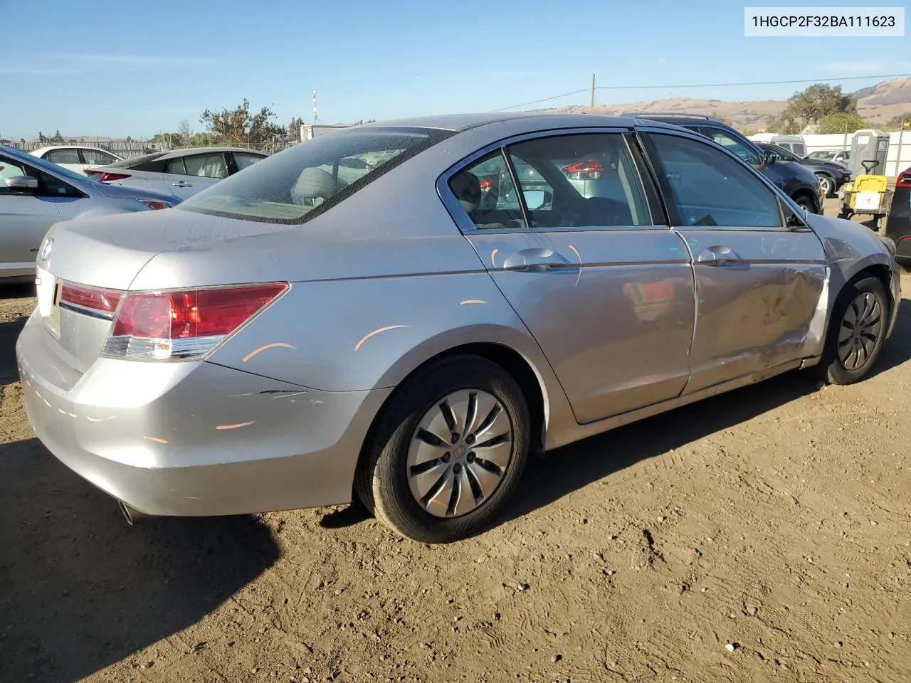 2011 Honda Accord Lx VIN: 1HGCP2F32BA111623 Lot: 77489494