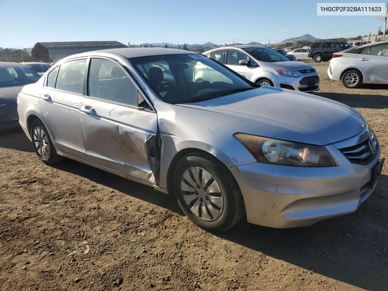 2011 Honda Accord Lx VIN: 1HGCP2F32BA111623 Lot: 77489494