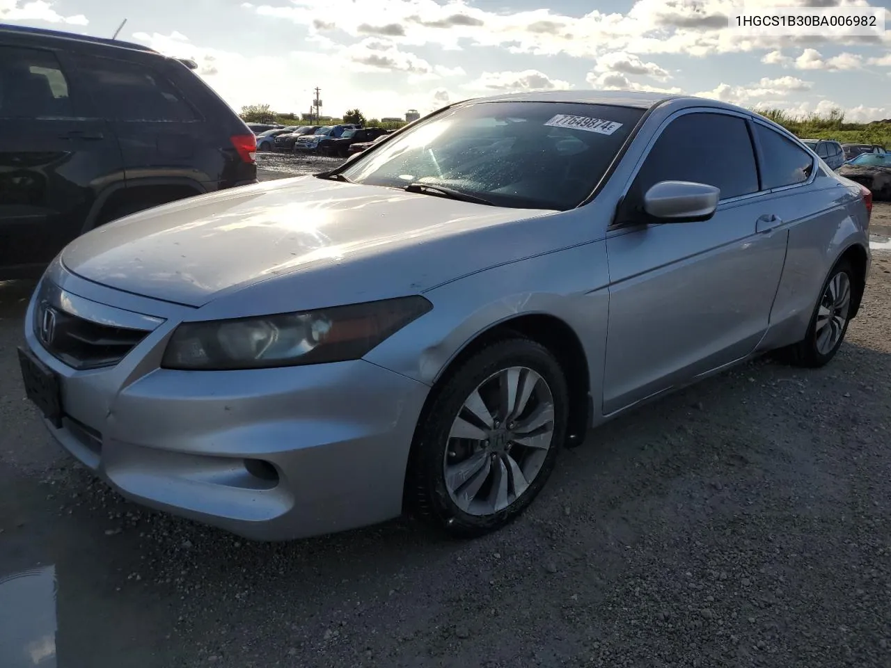 2011 Honda Accord Lx-S VIN: 1HGCS1B30BA006982 Lot: 77649874