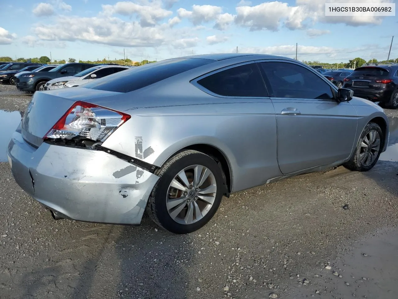 2011 Honda Accord Lx-S VIN: 1HGCS1B30BA006982 Lot: 77649874