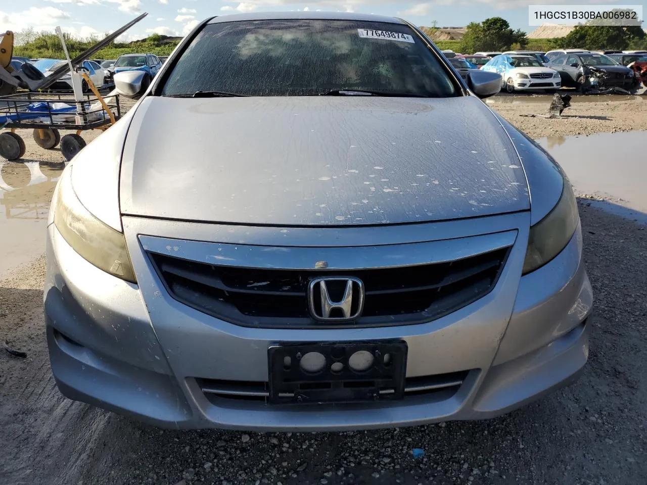 1HGCS1B30BA006982 2011 Honda Accord Lx-S