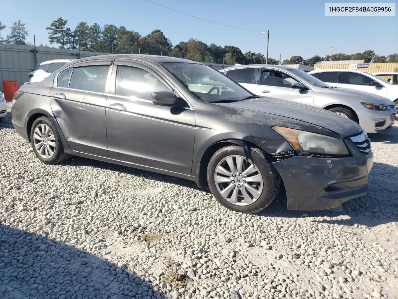 2011 Honda Accord Exl VIN: 1HGCP2F84BA059956 Lot: 77762434