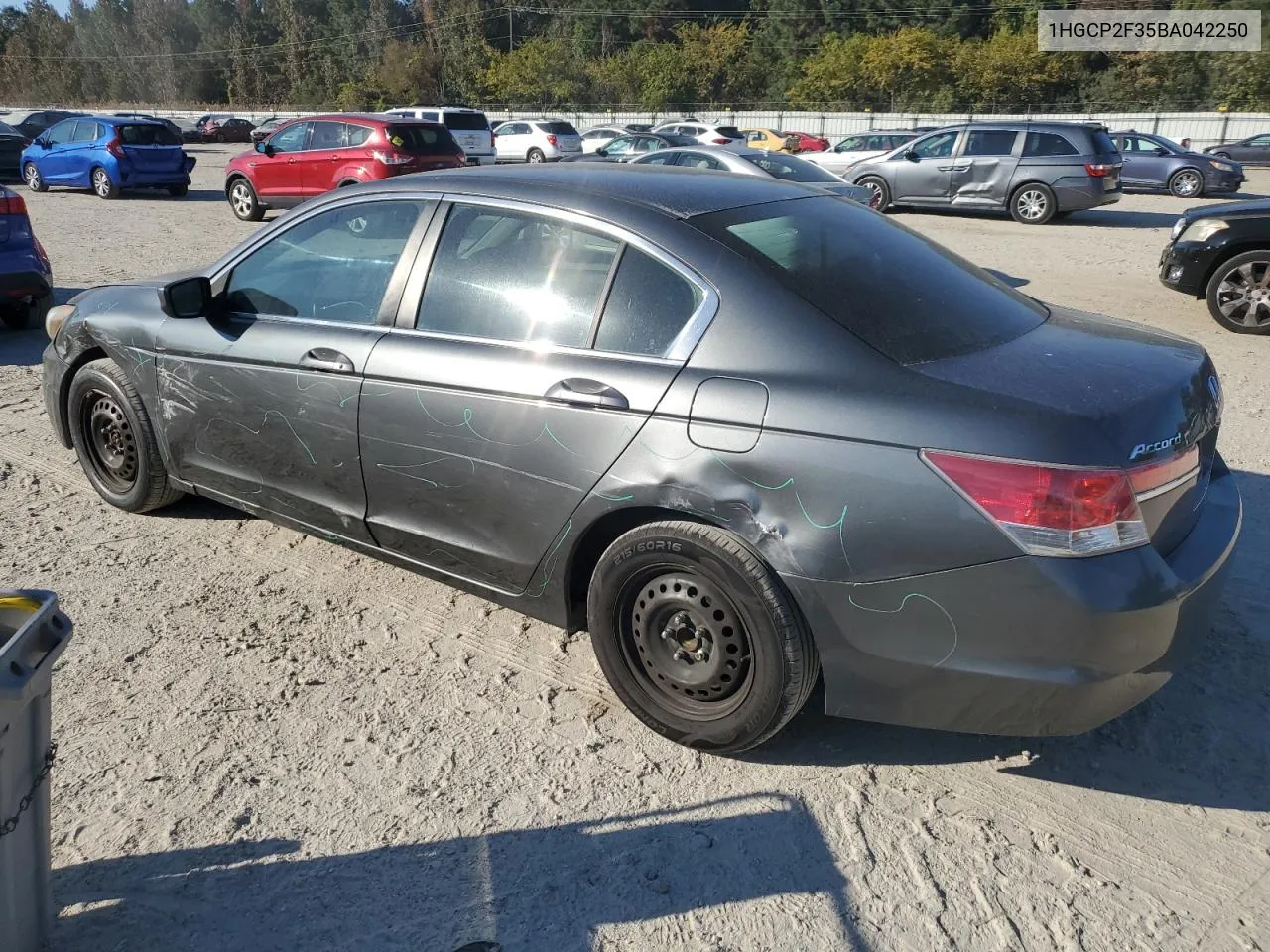 2011 Honda Accord Lx VIN: 1HGCP2F35BA042250 Lot: 77861224