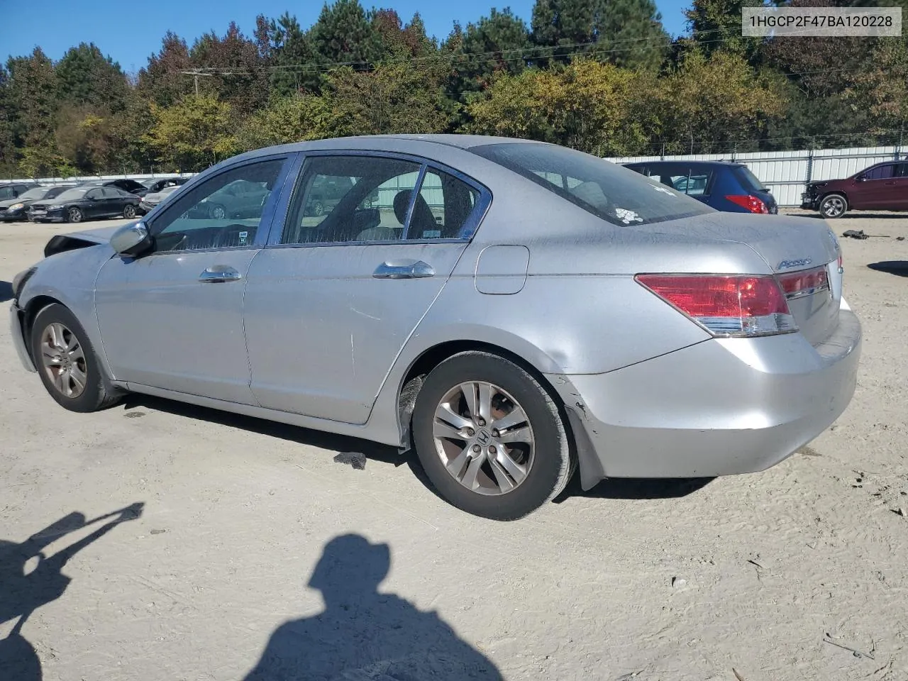 2011 Honda Accord Lxp VIN: 1HGCP2F47BA120228 Lot: 77875884