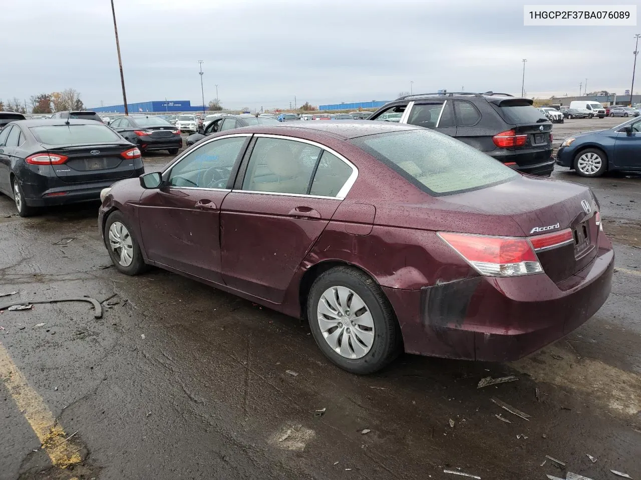 2011 Honda Accord Lx VIN: 1HGCP2F37BA076089 Lot: 77996324