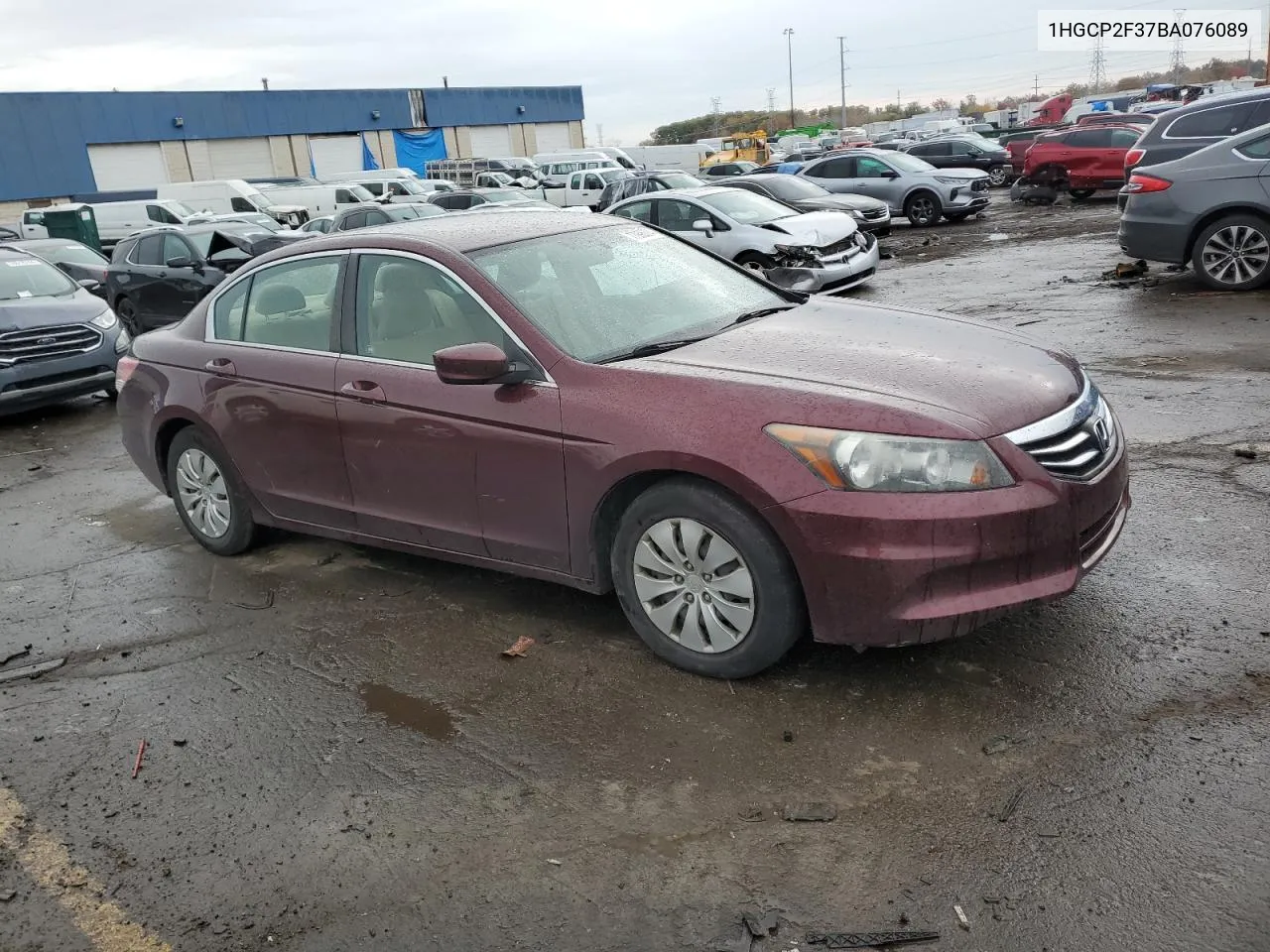 1HGCP2F37BA076089 2011 Honda Accord Lx