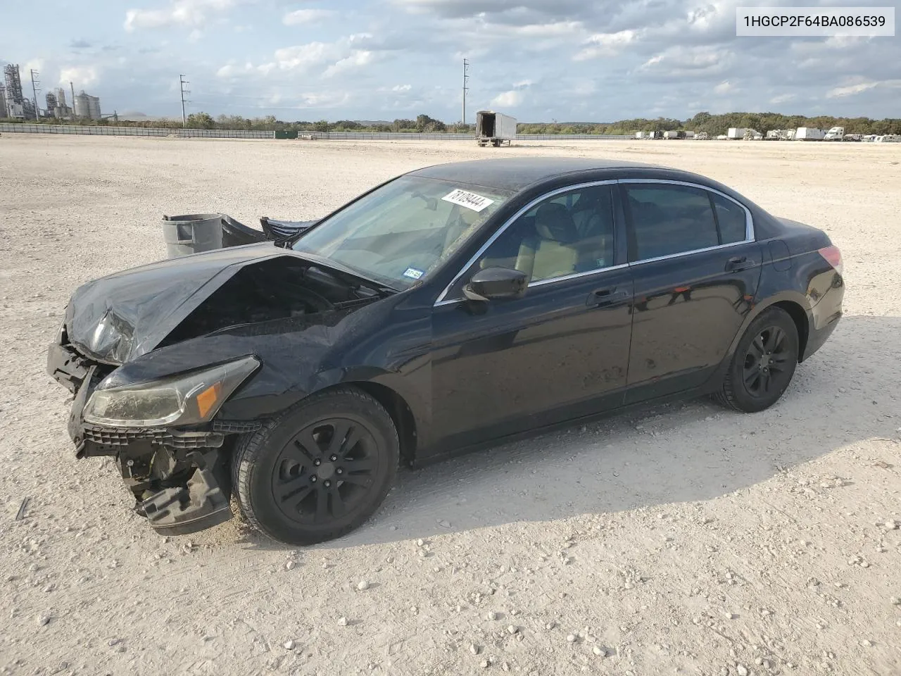 2011 Honda Accord Se VIN: 1HGCP2F64BA086539 Lot: 78109444