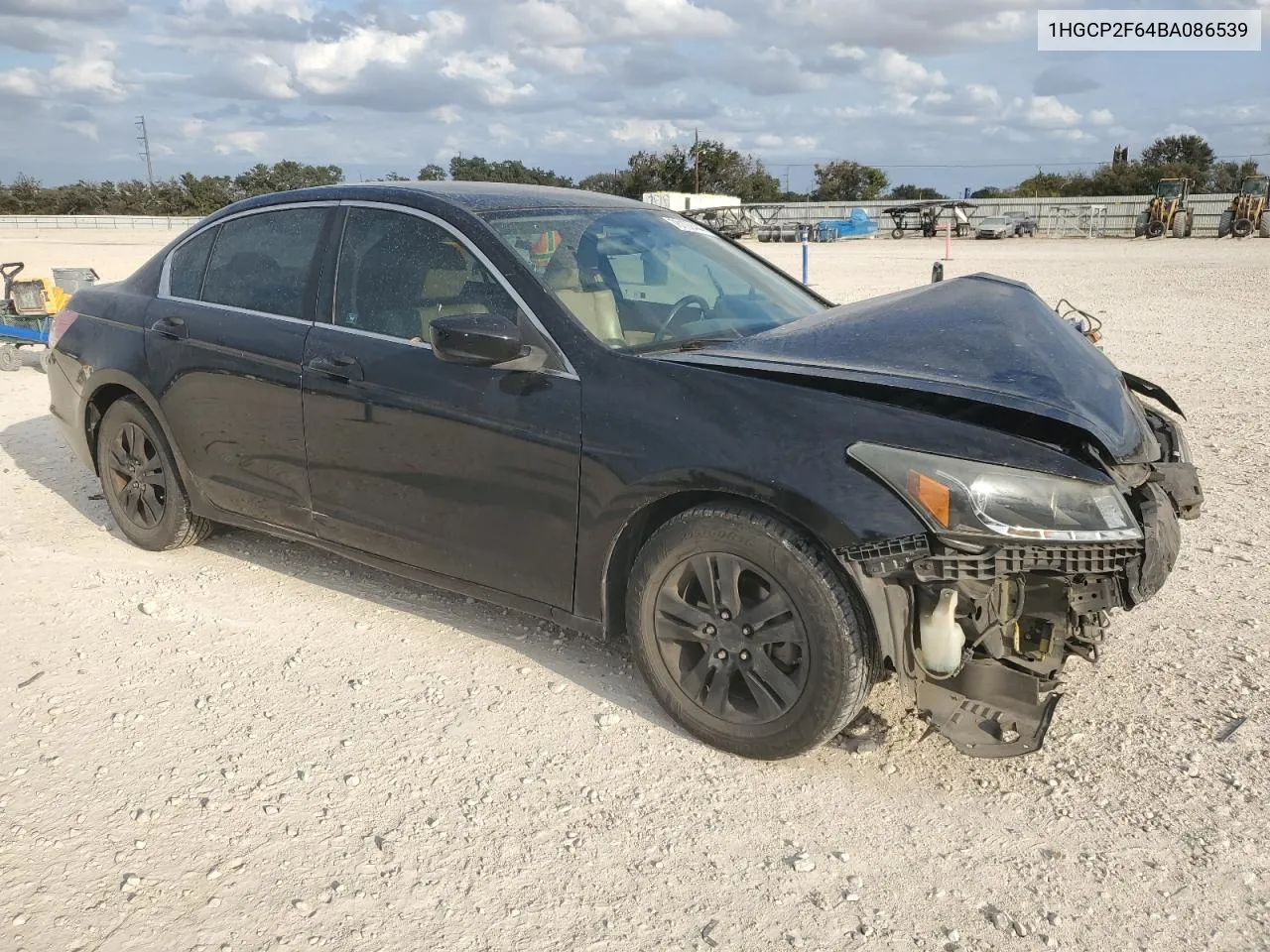 2011 Honda Accord Se VIN: 1HGCP2F64BA086539 Lot: 78109444