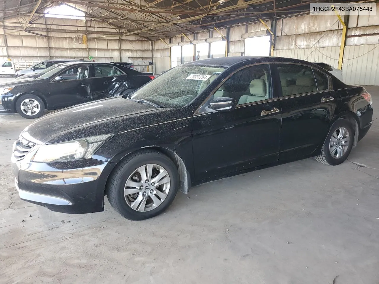 2011 Honda Accord Lxp VIN: 1HGCP2F43BA075448 Lot: 78331264