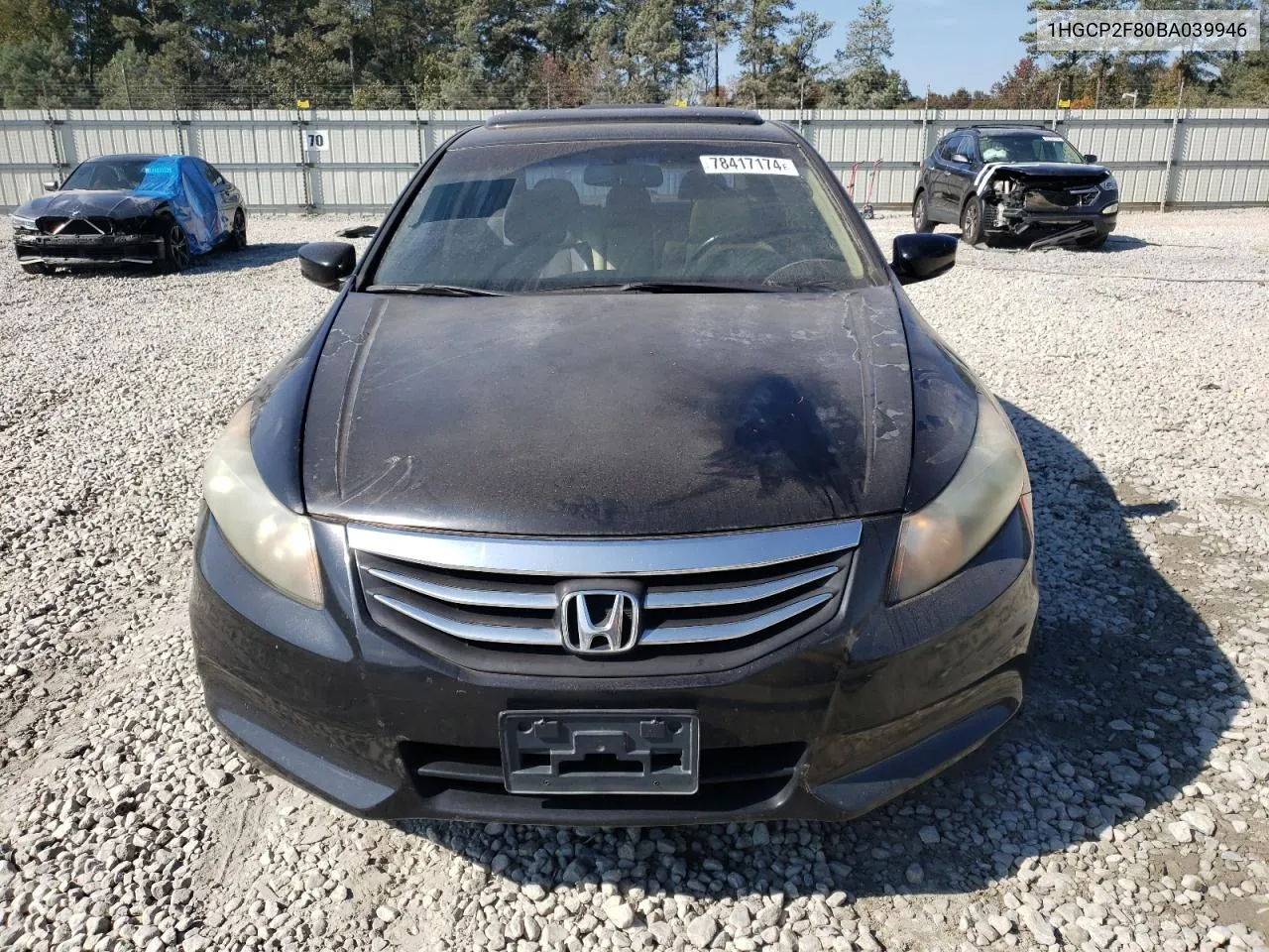 2011 Honda Accord Exl VIN: 1HGCP2F80BA039946 Lot: 78417174