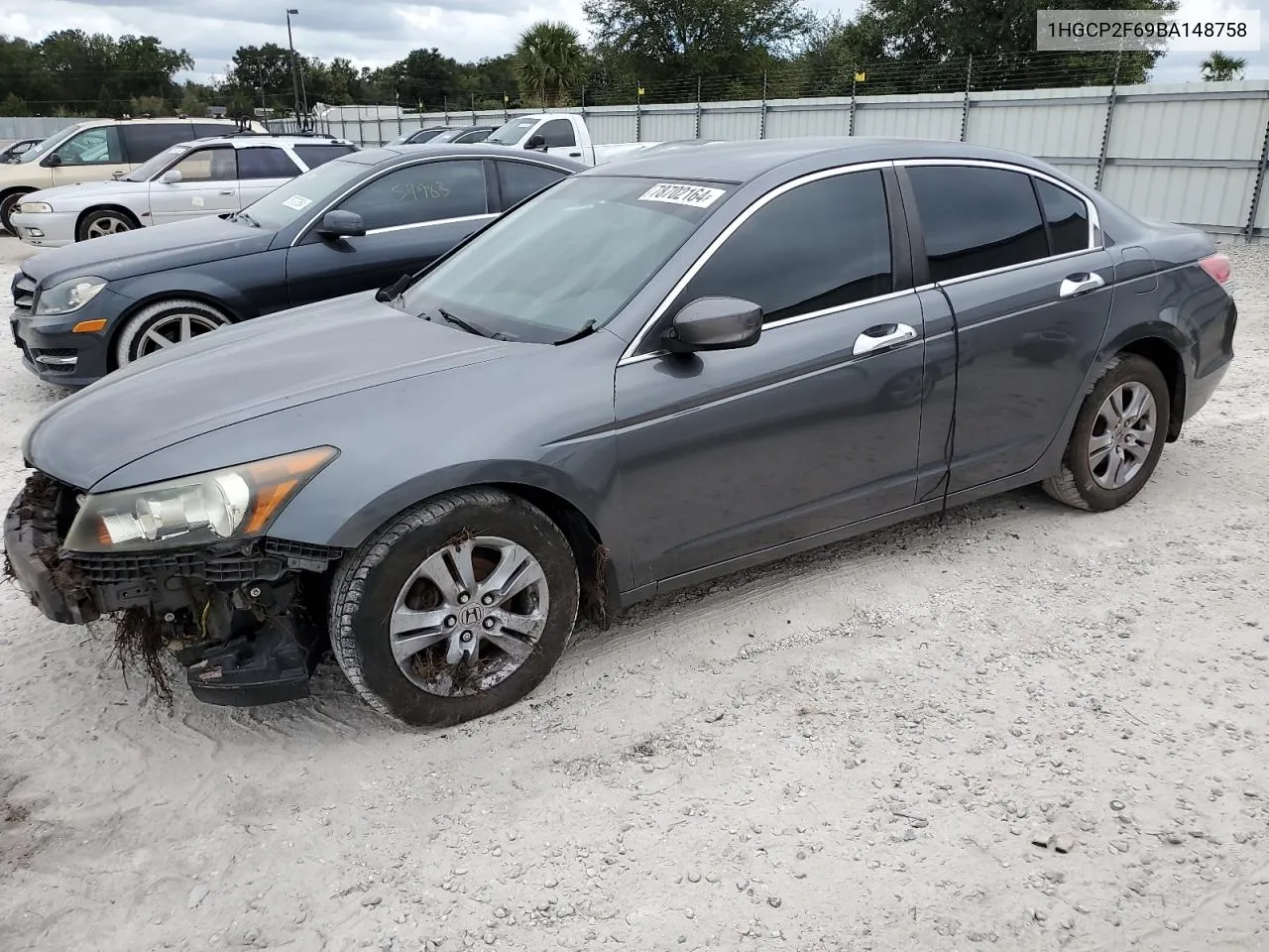 2011 Honda Accord Se VIN: 1HGCP2F69BA148758 Lot: 78702164