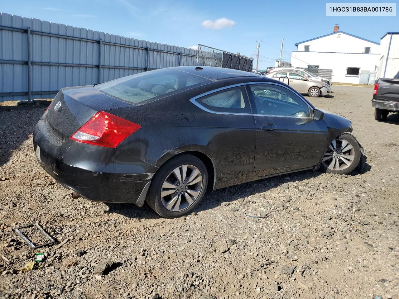 2011 Honda Accord Exl VIN: 1HGCS1B83BA001786 Lot: 79181724