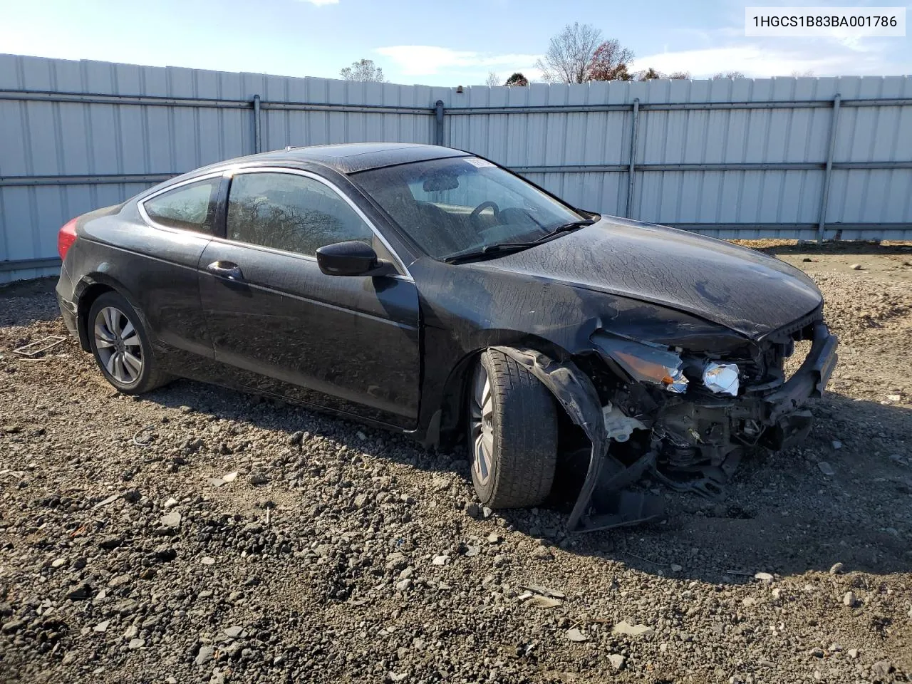 2011 Honda Accord Exl VIN: 1HGCS1B83BA001786 Lot: 79181724