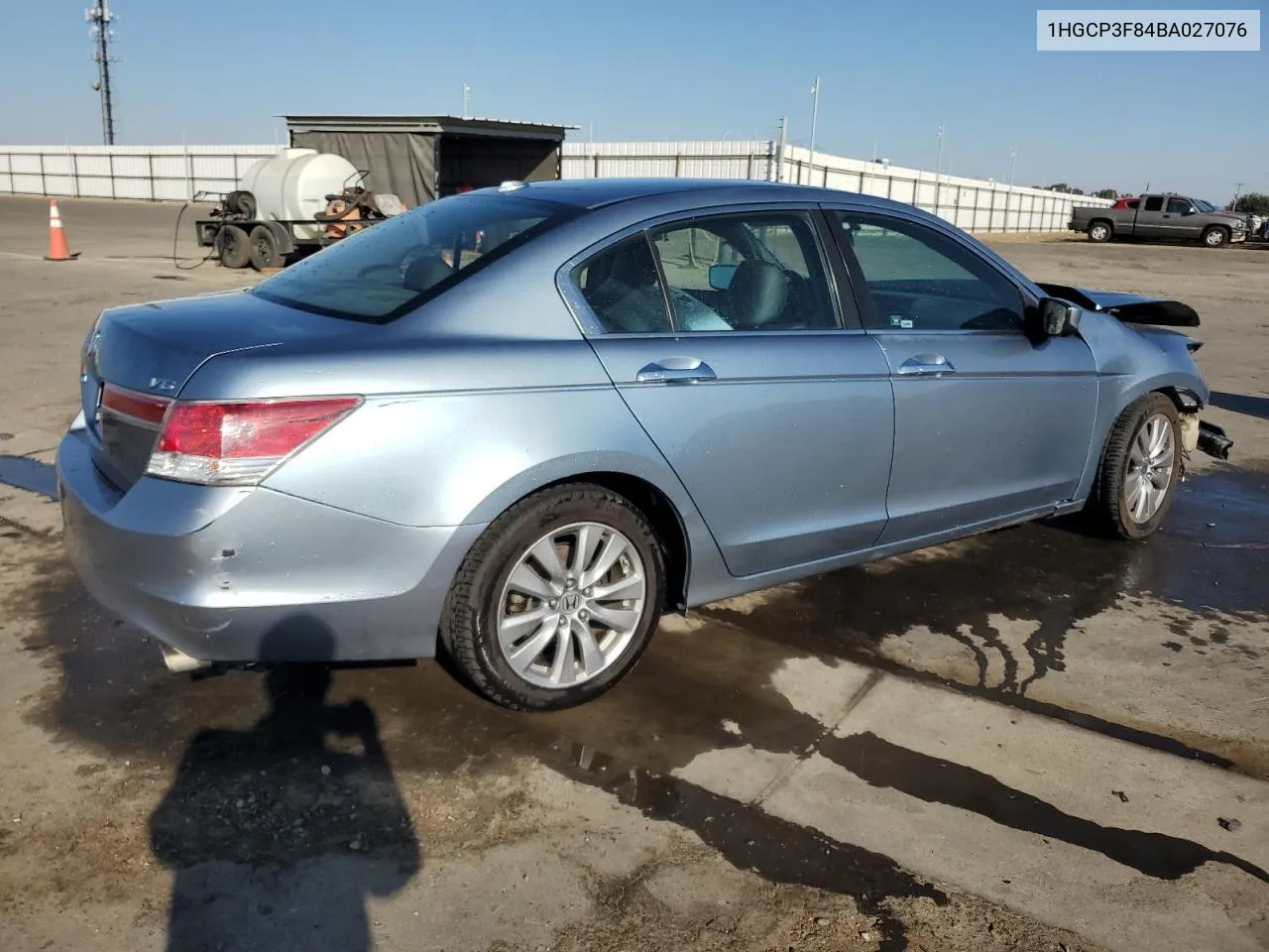 2011 Honda Accord Exl VIN: 1HGCP3F84BA027076 Lot: 79318354