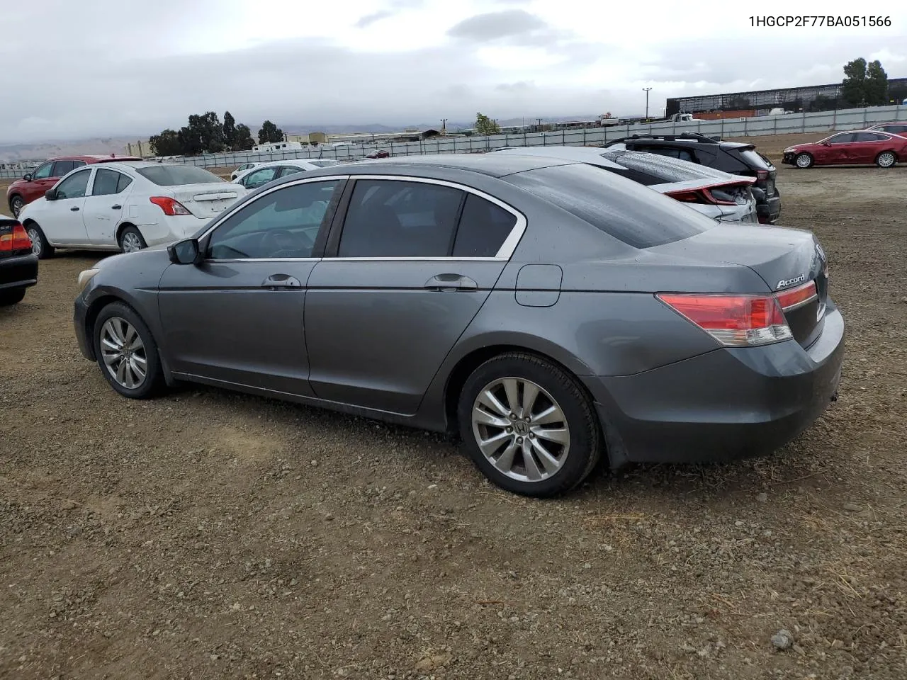 2011 Honda Accord Ex VIN: 1HGCP2F77BA051566 Lot: 80127444