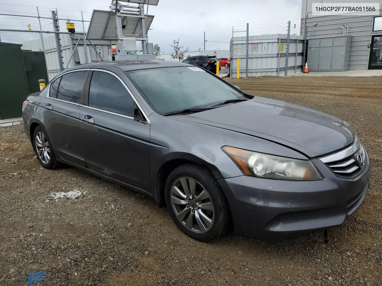 2011 Honda Accord Ex VIN: 1HGCP2F77BA051566 Lot: 80127444