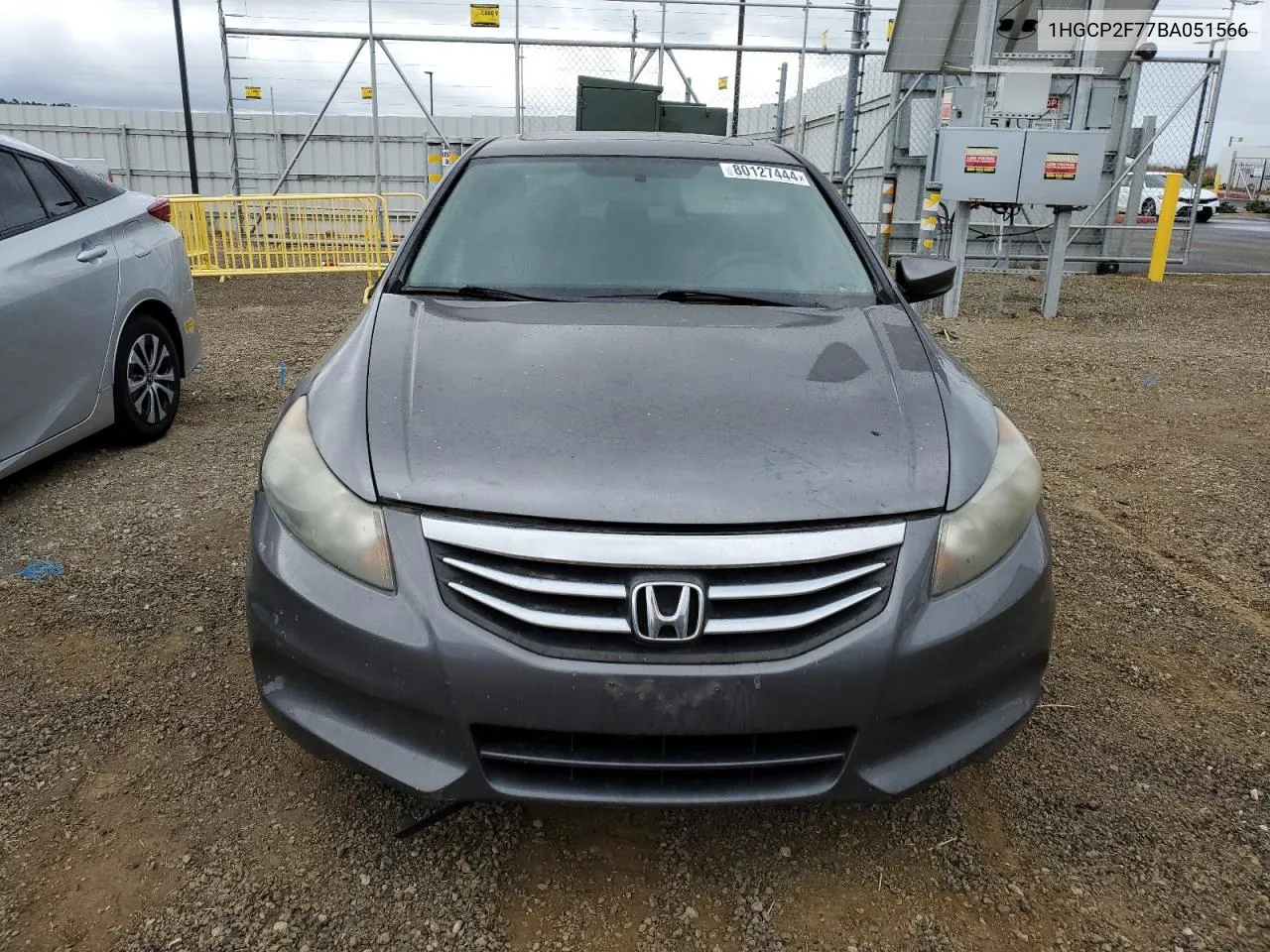 2011 Honda Accord Ex VIN: 1HGCP2F77BA051566 Lot: 80127444