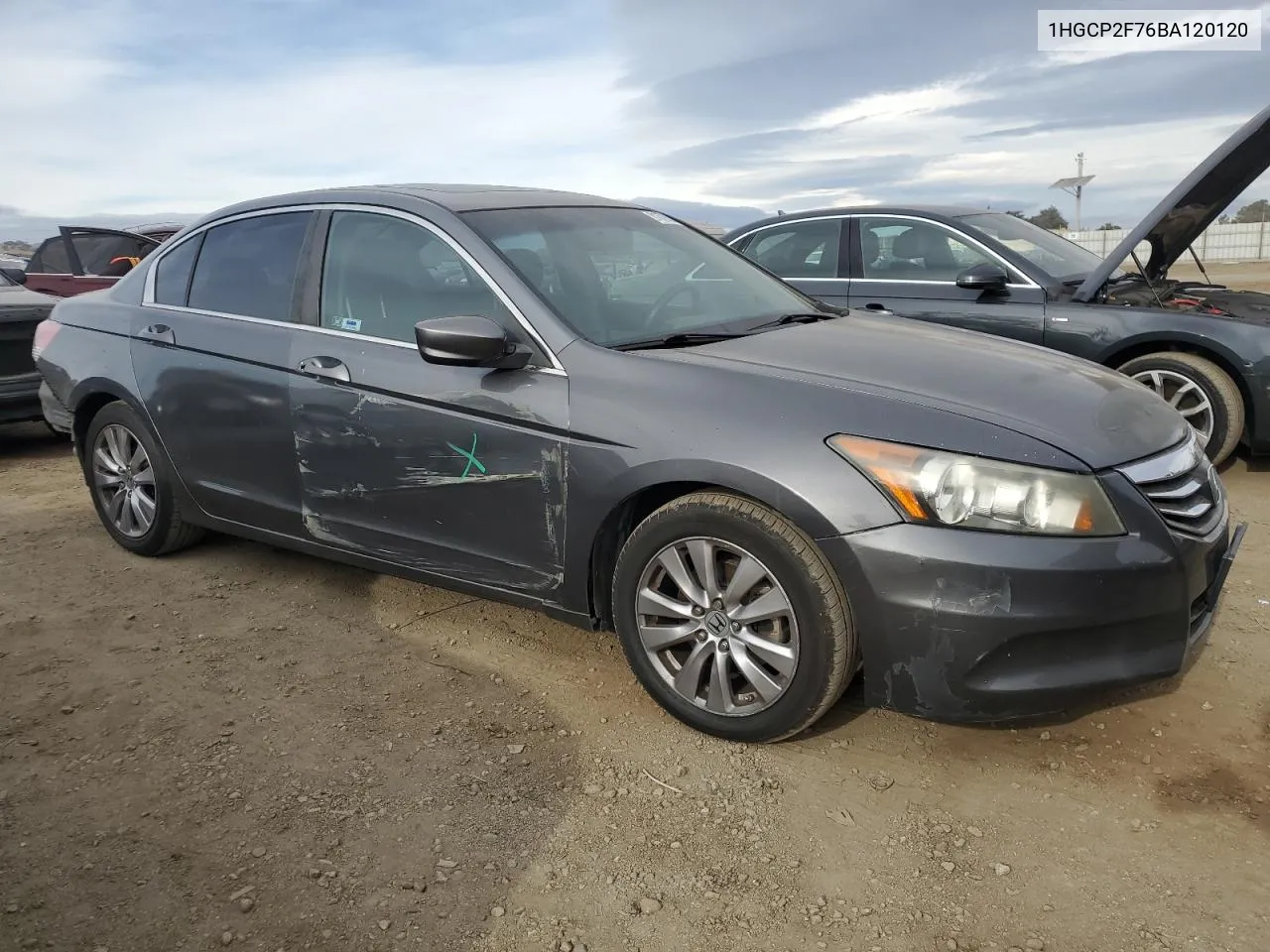 2011 Honda Accord Ex VIN: 1HGCP2F76BA120120 Lot: 81079624