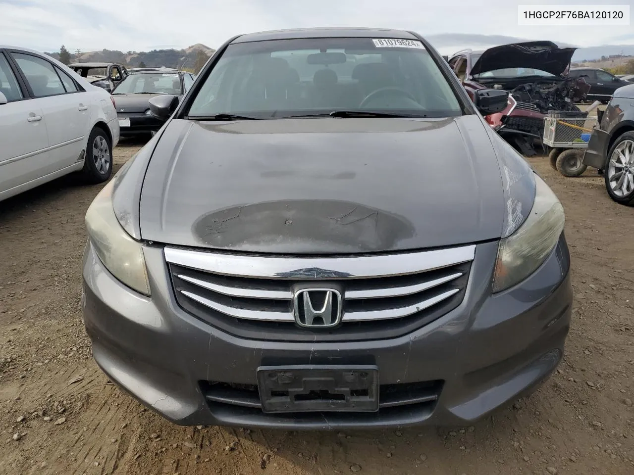 2011 Honda Accord Ex VIN: 1HGCP2F76BA120120 Lot: 81079624