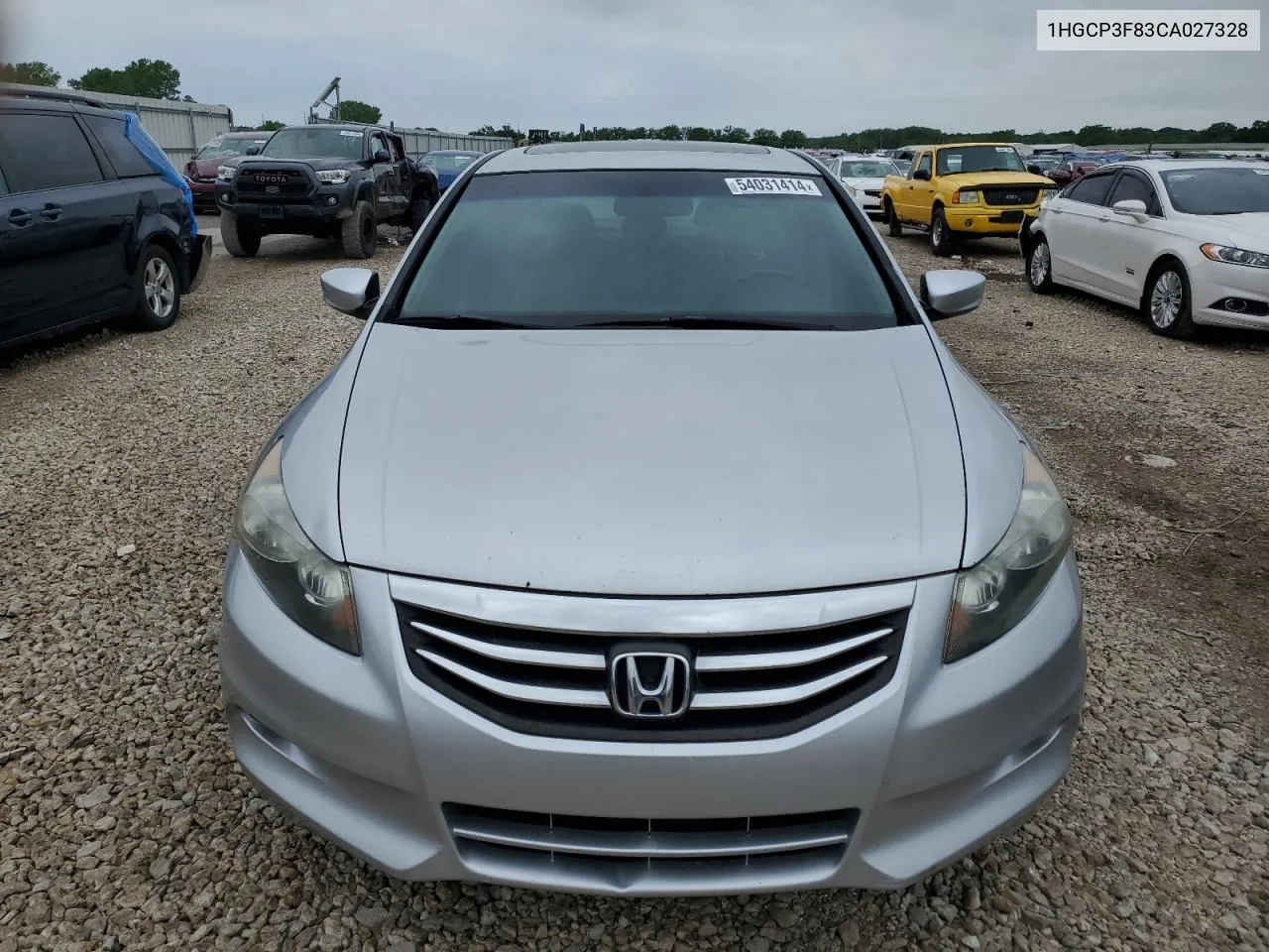 2012 Honda Accord Exl VIN: 1HGCP3F83CA027328 Lot: 54031414