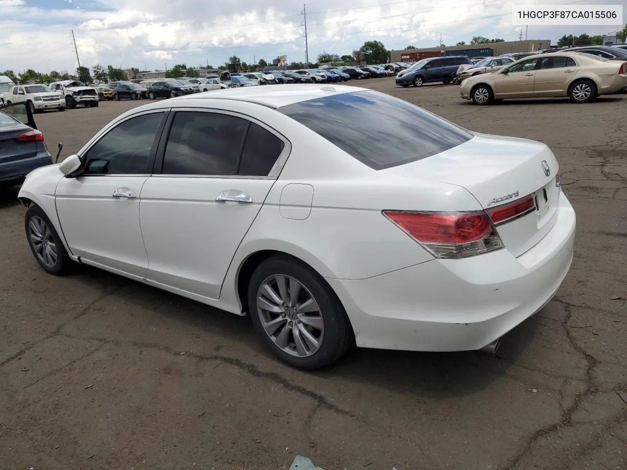 2012 Honda Accord Exl VIN: 1HGCP3F87CA015506 Lot: 56751084