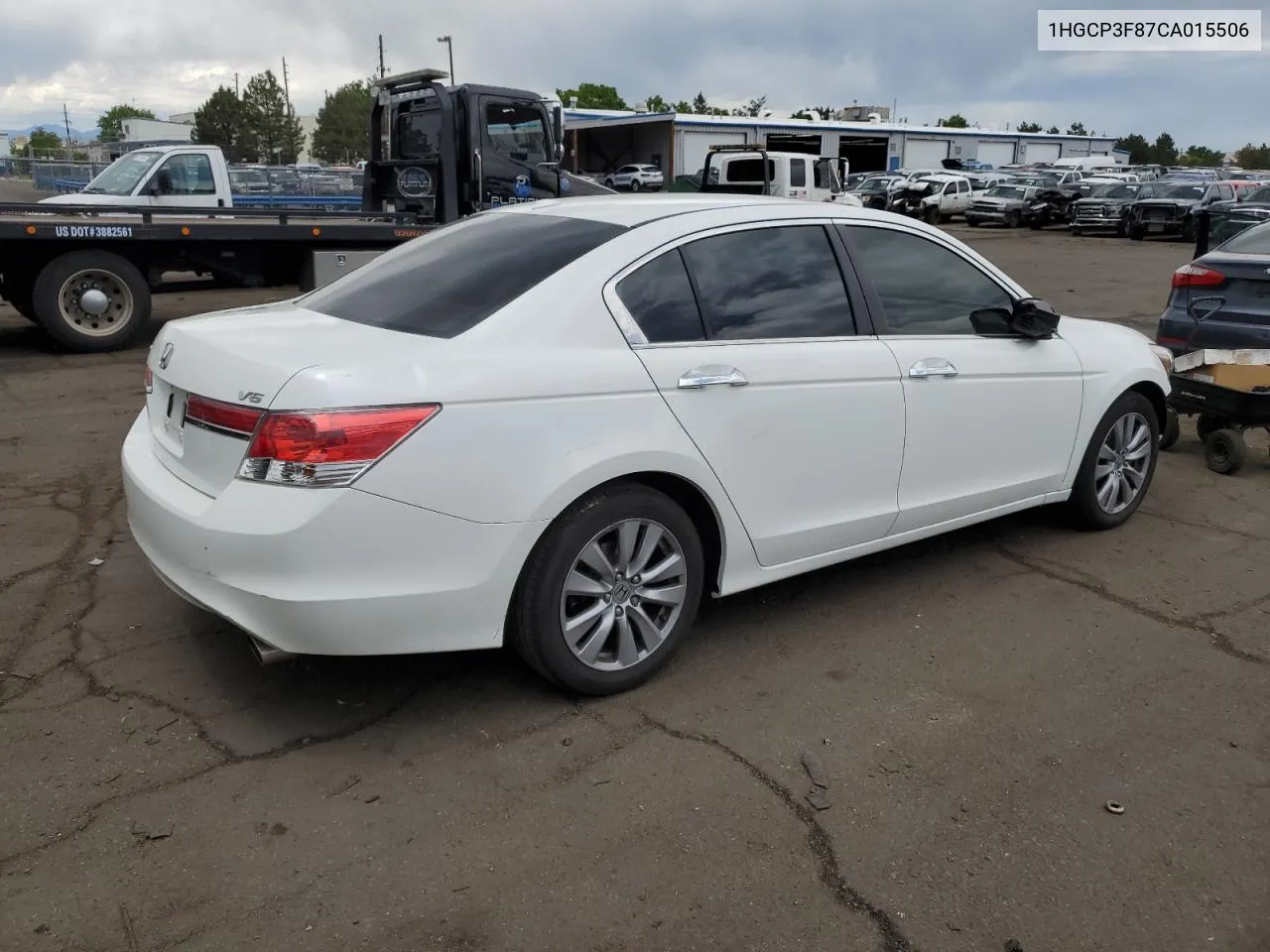 2012 Honda Accord Exl VIN: 1HGCP3F87CA015506 Lot: 56751084