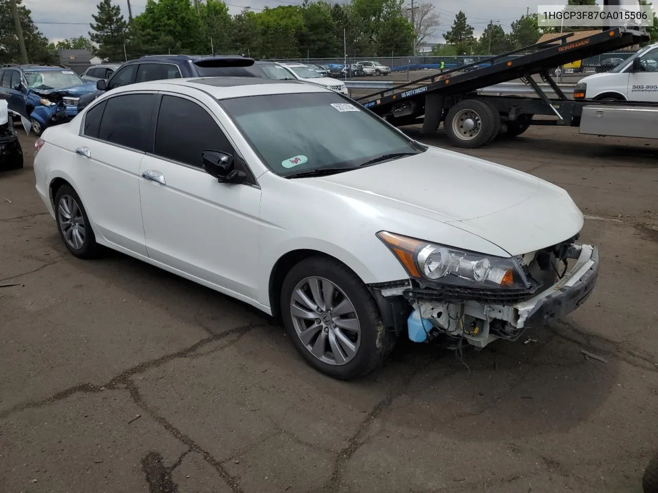 2012 Honda Accord Exl VIN: 1HGCP3F87CA015506 Lot: 56751084