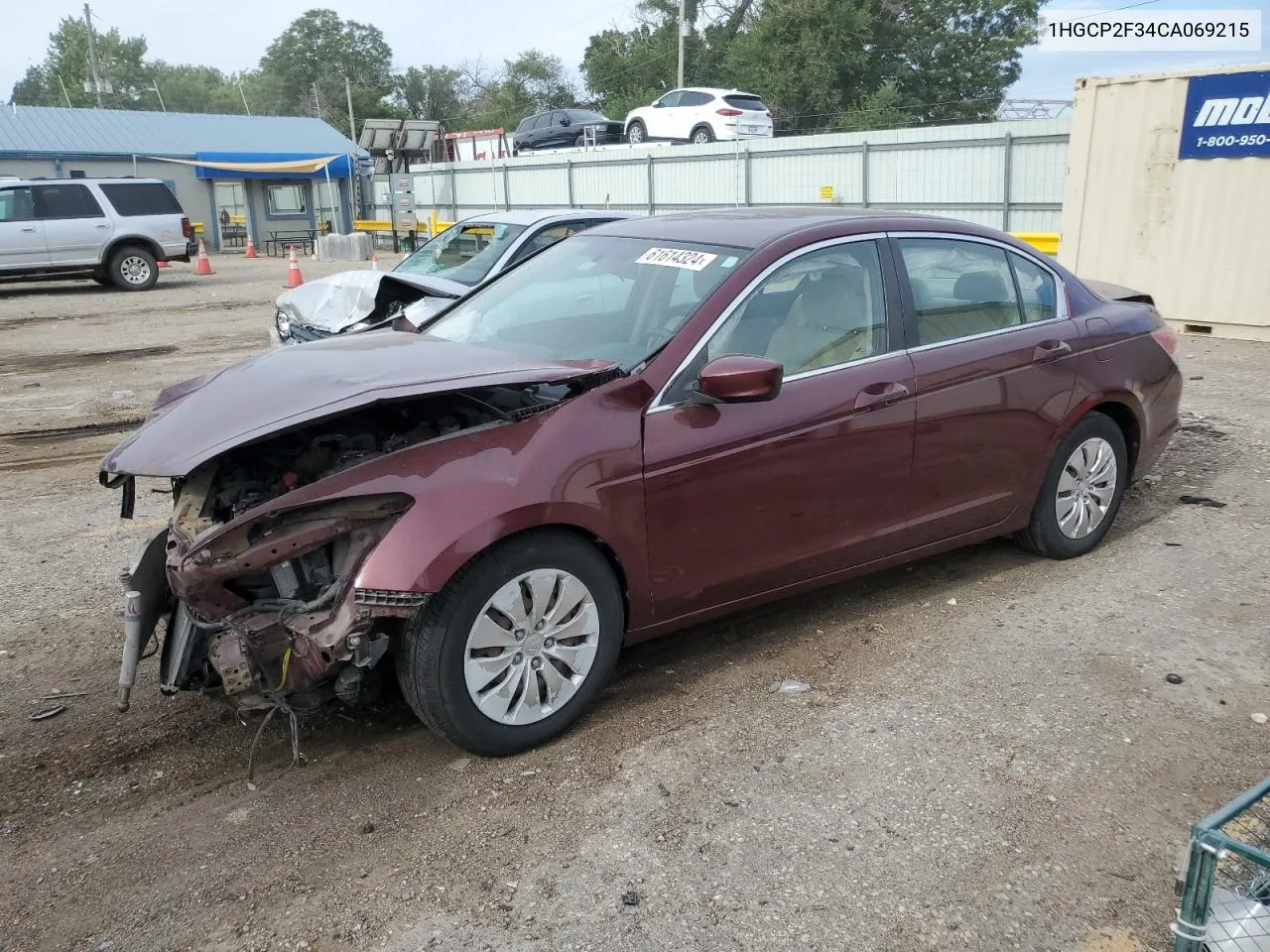 1HGCP2F34CA069215 2012 Honda Accord Lx