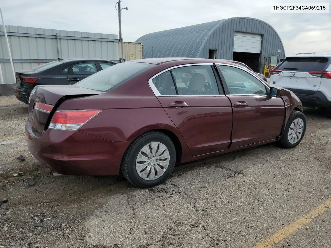 2012 Honda Accord Lx VIN: 1HGCP2F34CA069215 Lot: 61614324