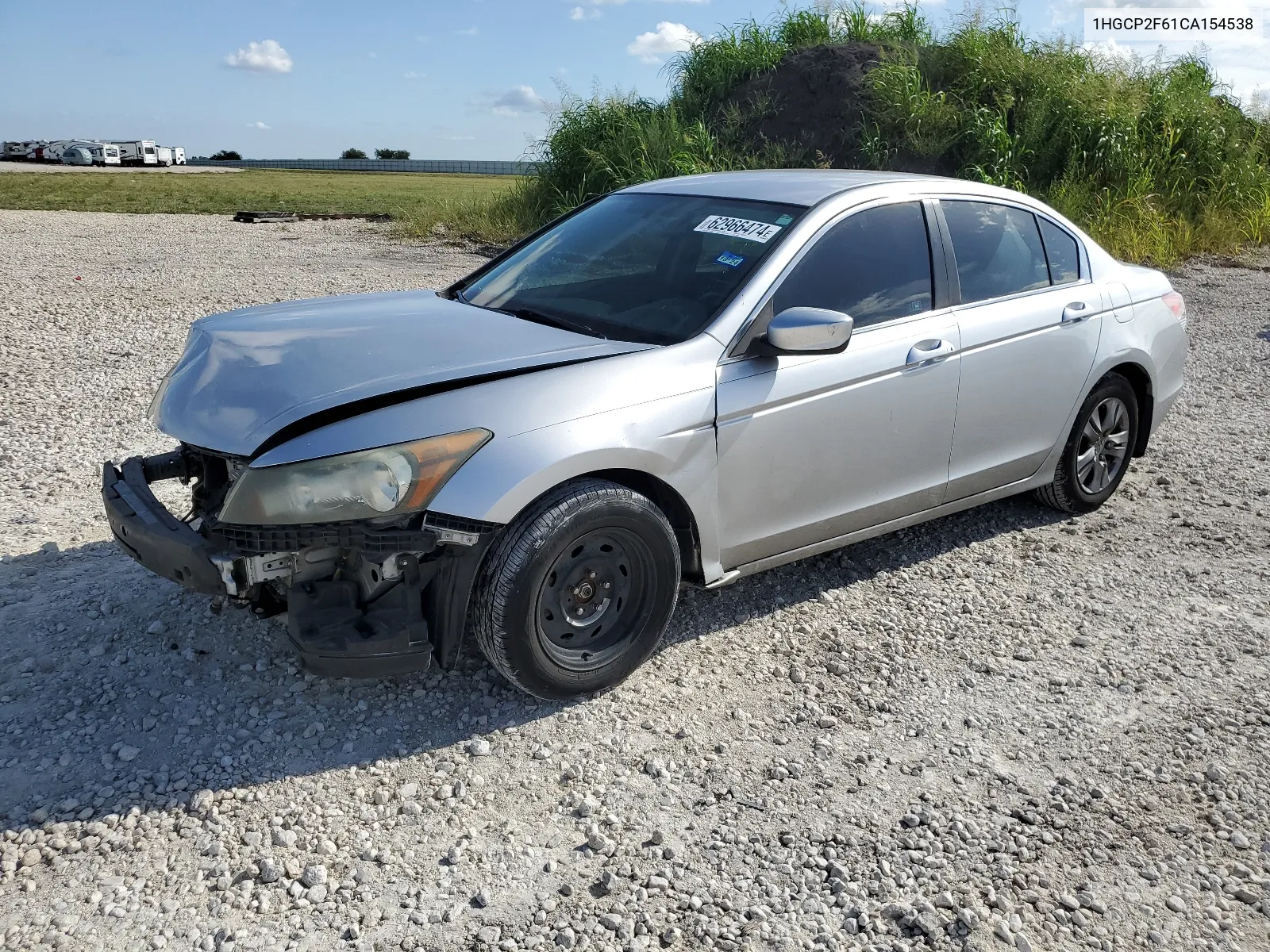 2012 Honda Accord Se VIN: 1HGCP2F61CA154538 Lot: 62966474