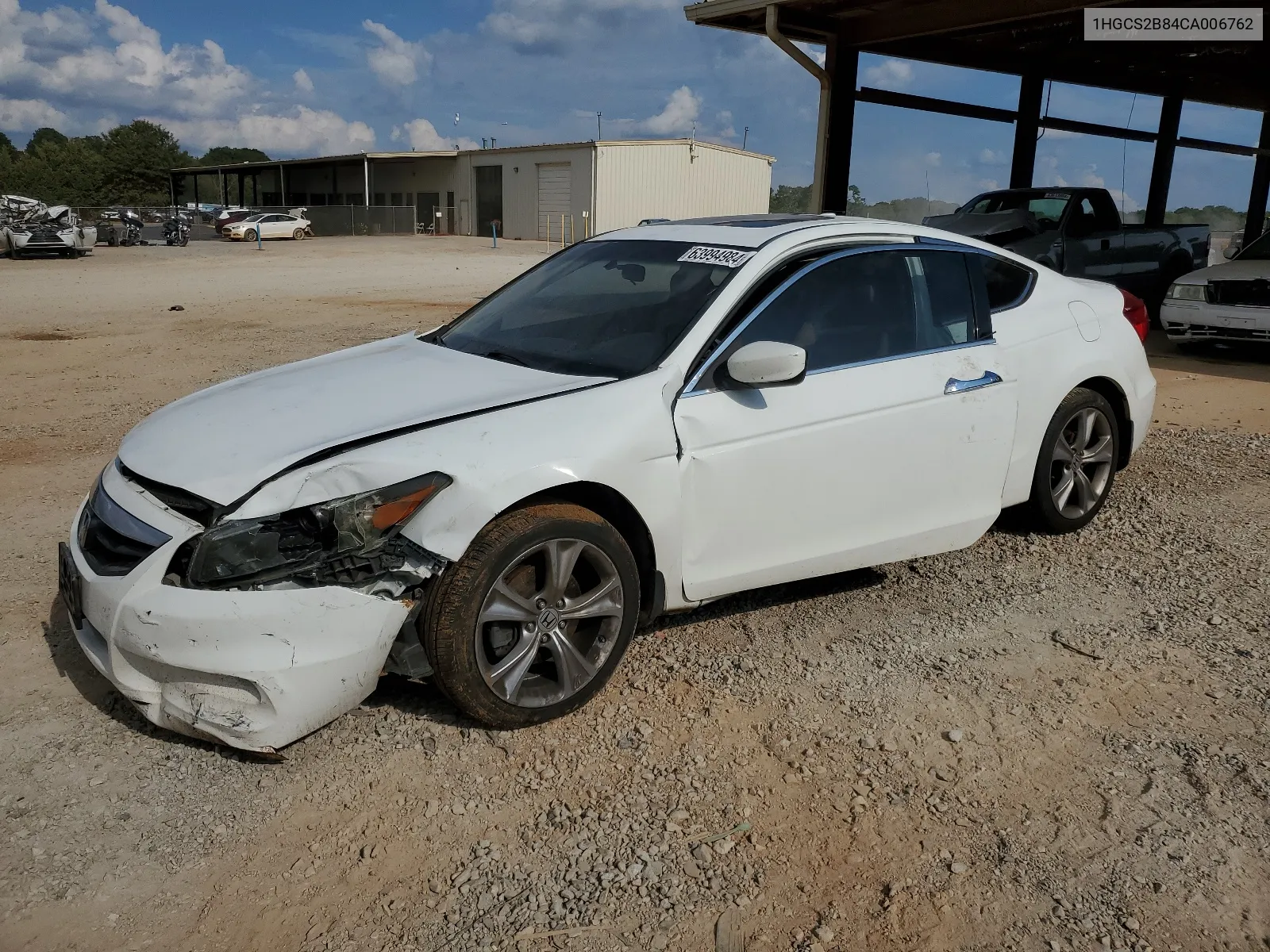 1HGCS2B84CA006762 2012 Honda Accord Exl