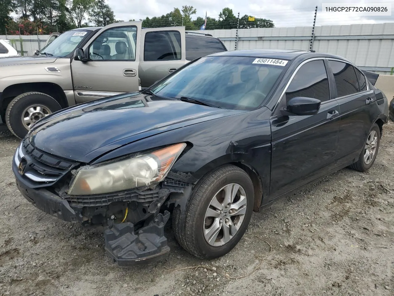 2012 Honda Accord Ex VIN: 1HGCP2F72CA090826 Lot: 65011484