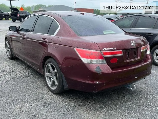 2012 Honda Accord Exl VIN: 1HGCP2F84CA121762 Lot: 65900724