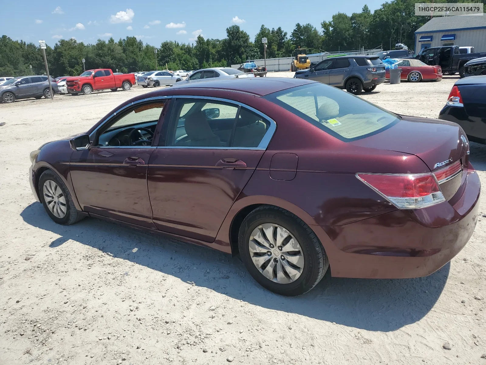 2012 Honda Accord Lx VIN: 1HGCP2F36CA115479 Lot: 67302834