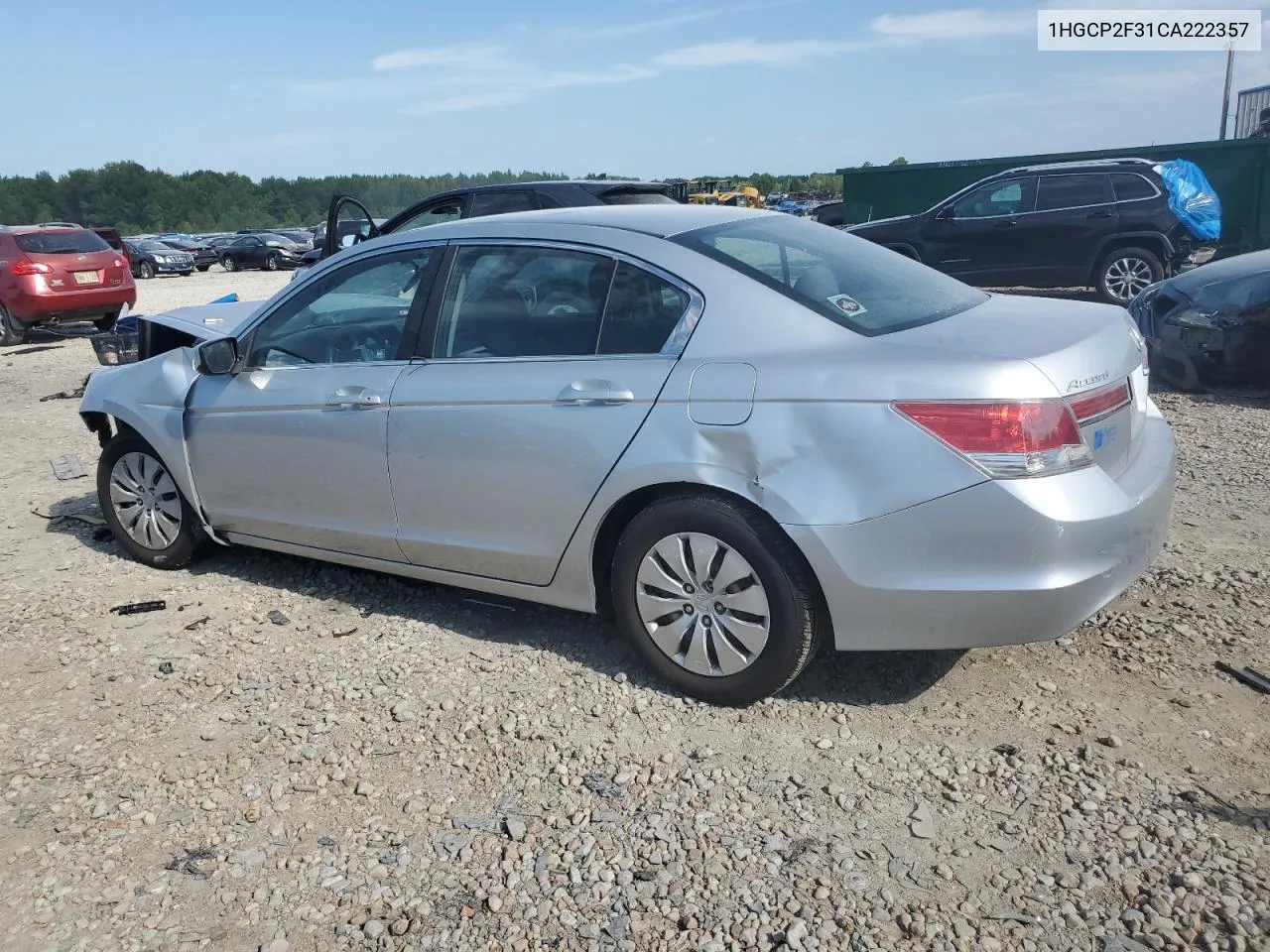 2012 Honda Accord Lx VIN: 1HGCP2F31CA222357 Lot: 67329644