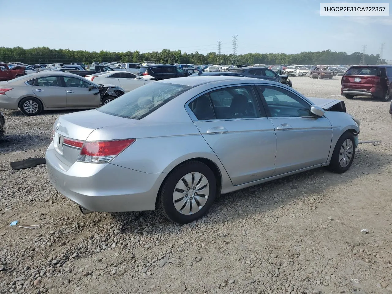 2012 Honda Accord Lx VIN: 1HGCP2F31CA222357 Lot: 67329644