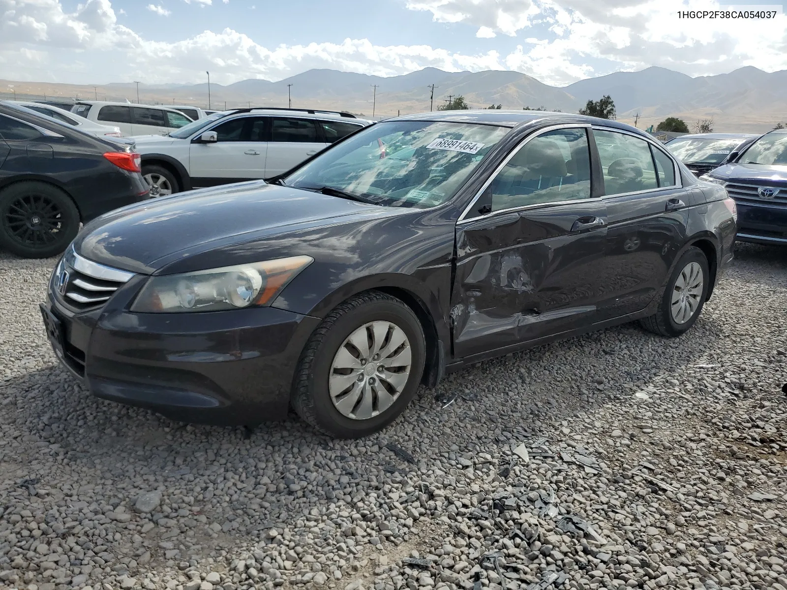 2012 Honda Accord Lx VIN: 1HGCP2F38CA054037 Lot: 68991464