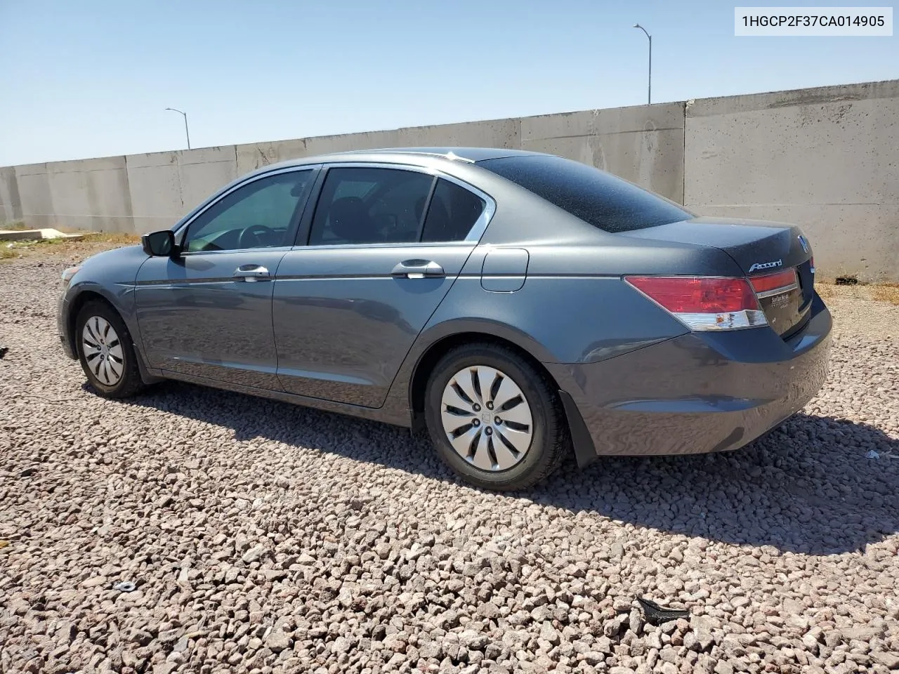 1HGCP2F37CA014905 2012 Honda Accord Lx